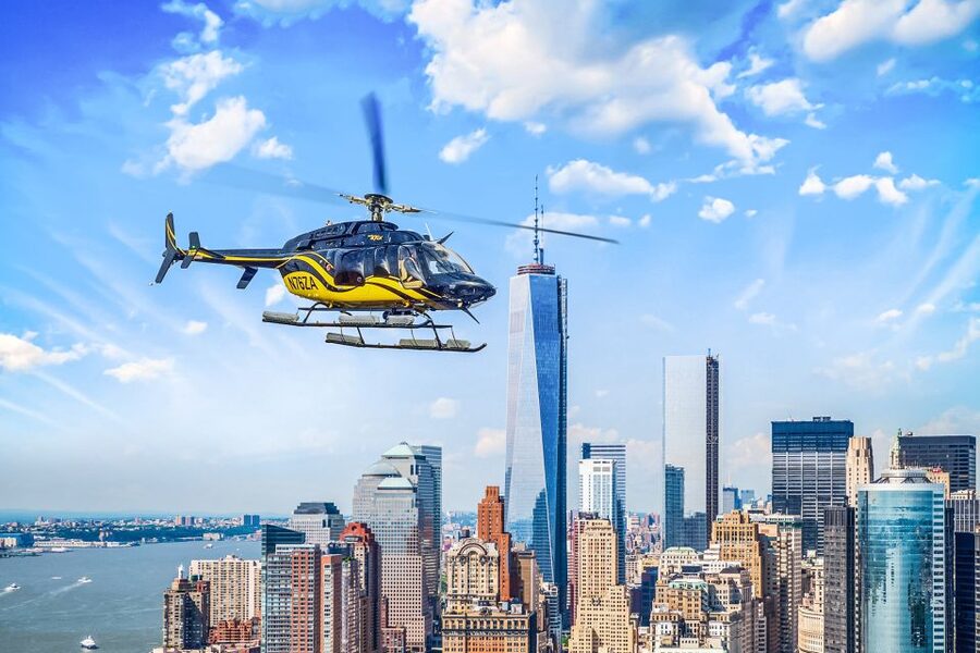 New York City: Manhattan Helicopter Tour - The longer flight reaches far north