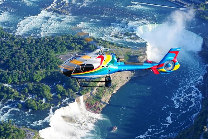 Niagara Falls Canada Helicopter Tour - The route from American Falls to Horseshoe Falls