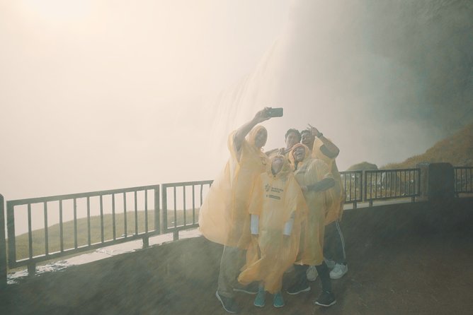 Niagara Falls Canada Tour: Helicopter, Boat, Behind Falls & Lunch - Skylon Tower lunch and the wide view from 775 feet