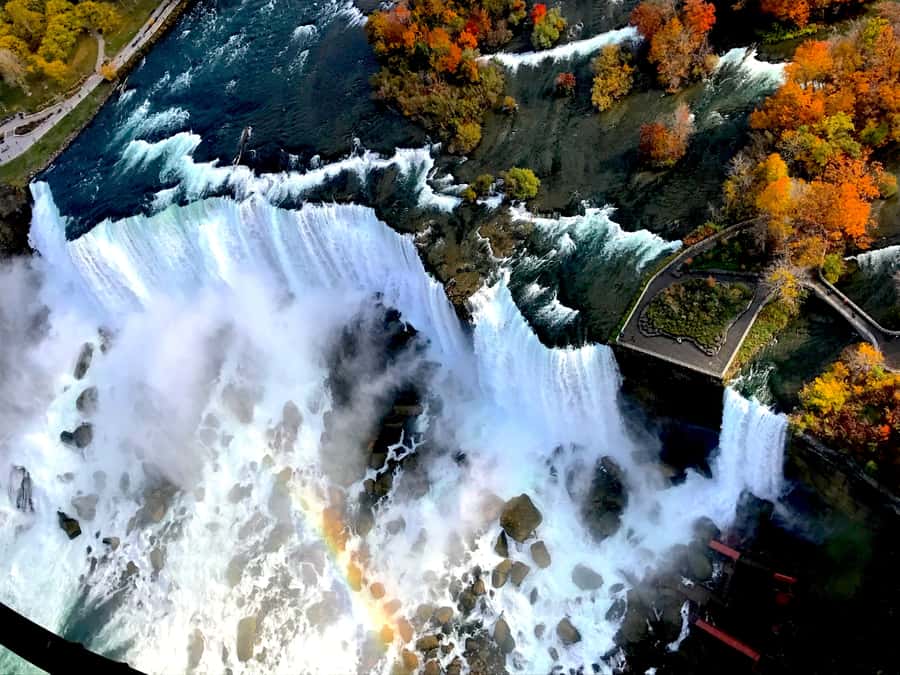 Niagara Falls, USA: Scenic Helicopter Flight over the Falls - What the helicopter flight actually gives you