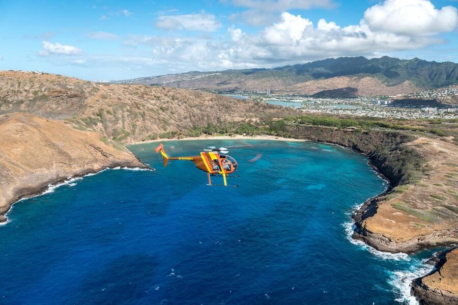 Oahu: Magnum P.I. Doors-Off Helicopter Tour - Kaawa Valley, Sacred Falls, and the North Shore