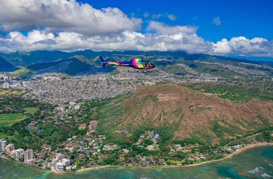 Oahu: Path to Pali 30-Minute Doors On or Off Helicopter Tour - The Windward Coast from the air
