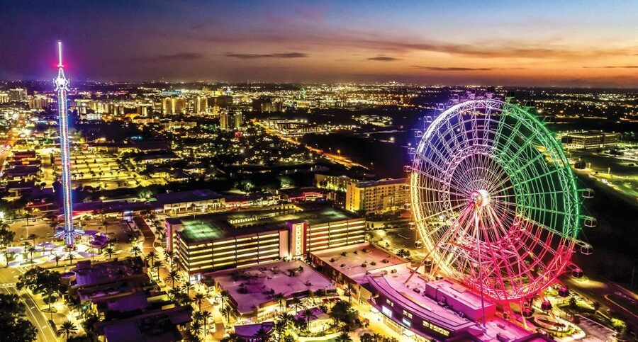Orlando: Theme Parks After-Hours Private Helicopter Flight - Disney from above: Springs, Epcot, Hollywood Studios, and the water parks