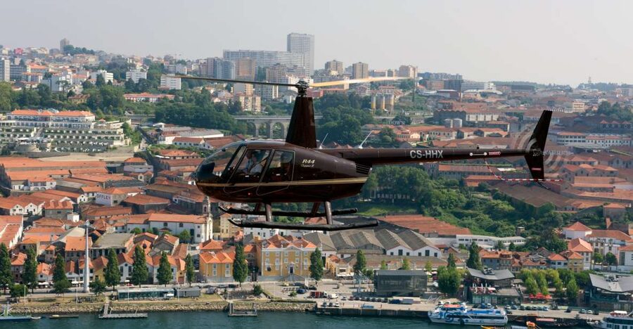 Porto Atlântico Helicopter Tour - Porto’s historic center from the air