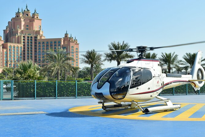 Premium Odyssey Helicopter Tour ( 45 Minutes Flight ) FIRST EXCURSION SIGNATURE - Pickup, arrival, and the start at Atlantis the Palm