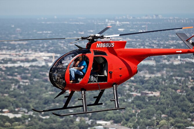 Private 45-Minute Chicago Skyline Helicopter Tour - Wrigley Field from above