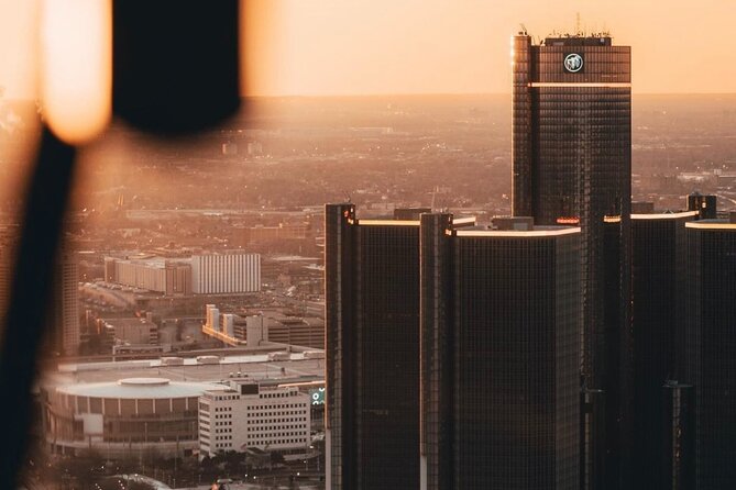 Private Downtown Detroit Helicopter Ride - The Ambassador Bridge and the Detroit River