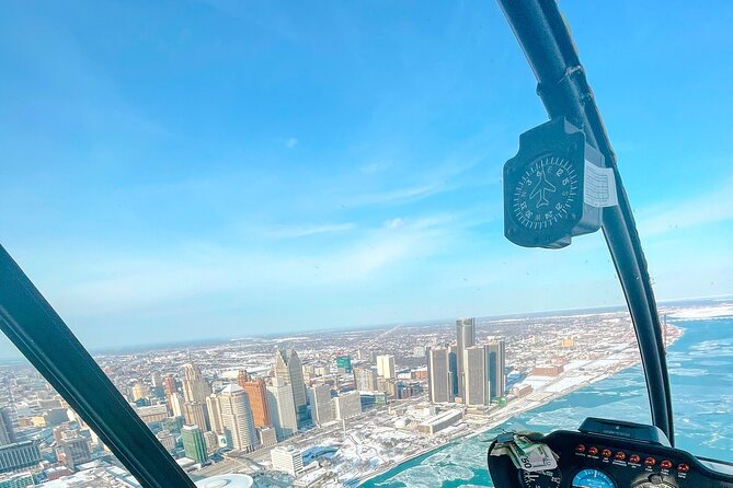 Private Downtown Detroit Helicopter Ride - What the private helicopter setup feels like