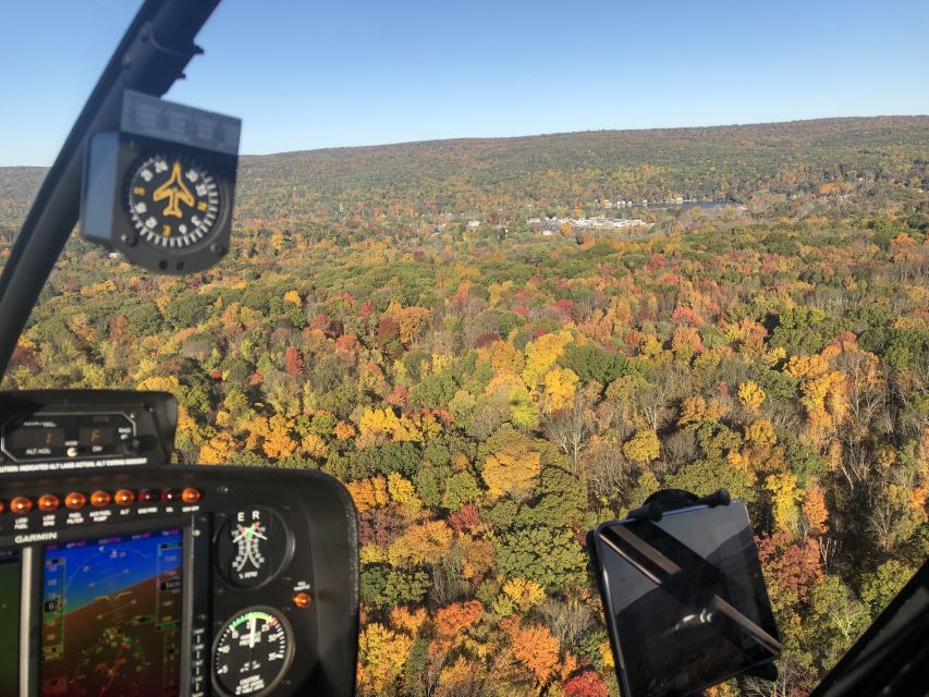 Private Fall Foliage Helicopter Tour of the Hudson Valley - Harriman State Park and West Point Academy