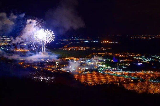 Private Helicopter 77 Miles Fireworks Tour over all Theme Parks - Who will get the most from this flight?