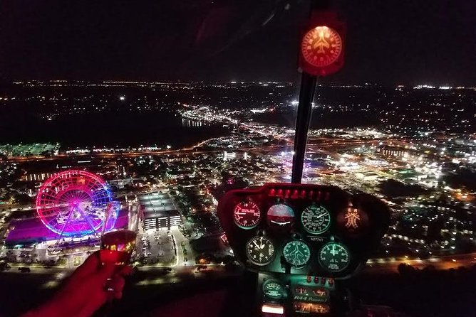 Private Helicopter After-hours 48 Miles Tour Theme Parks&Downtown - Arriving at the Kissimmee helipad