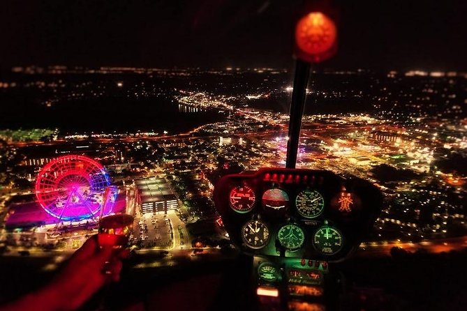 Private Helicopter After-hours 48 Miles Tour Theme Parks&Downtown - The safety briefing and boarding process