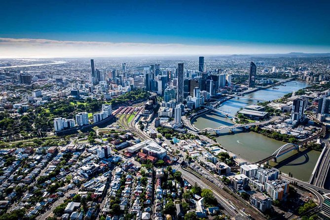 Private Helicopter Scenic Tour of Brisbane - 25min - Two Orbits Around South Bank and the CBD