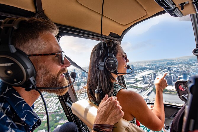 Private Helicopter Scenic Tour of Brisbane - 25min - The Pilots Make a Real Difference