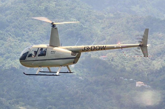 Private Helicopter Tour Grenada - Waterfalls seen from the air