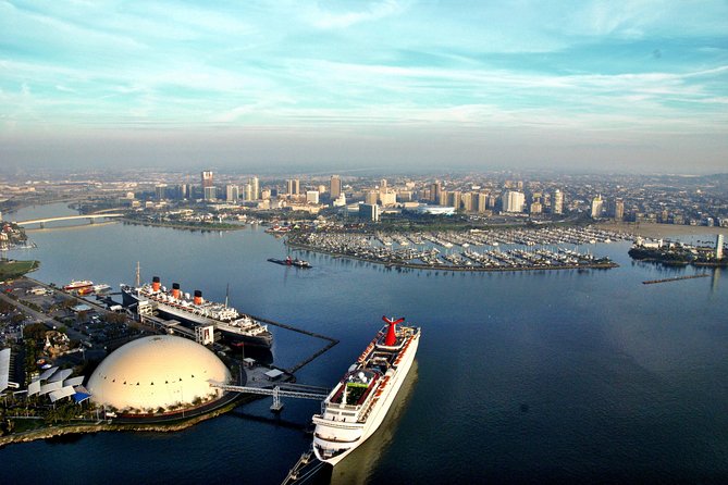 Private Helicopter Tour over Long Beach: See Catalina, Queen Mary - The Queen Mary sets the scene