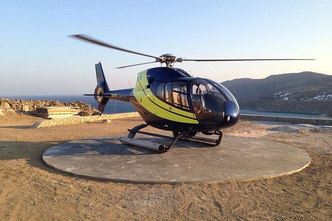 Private Helicopter Transfer from Mykonos to Santorini - Meeting at Mileo Mykonos in Kalo Livadi