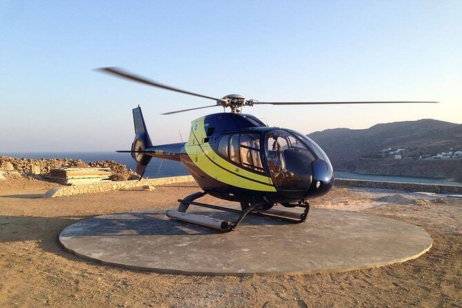Private Helicopter Transfer from Santorini to Mykonos - Arriving in Mykonos and completing the transfer