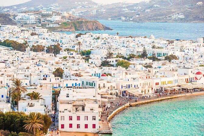 Private Helicopter Transfer from Santorini to Mykonos - From your Santorini address to the helipad