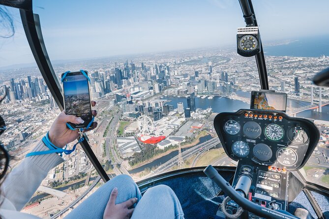 Private Melbourne Skyline Helicopter Ride - Passing the MCG and Parliament House