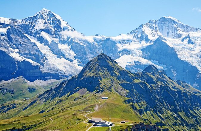 Private Swiss Alps helicopter tour over snow covered mountain peaks and glaciers - Key points to know before you book