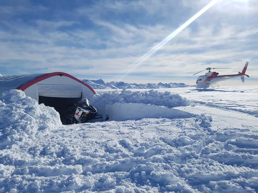 Queenstown: Snowmobiling Experience with Helicopter Flight - Getting ready for the snowmobile ride