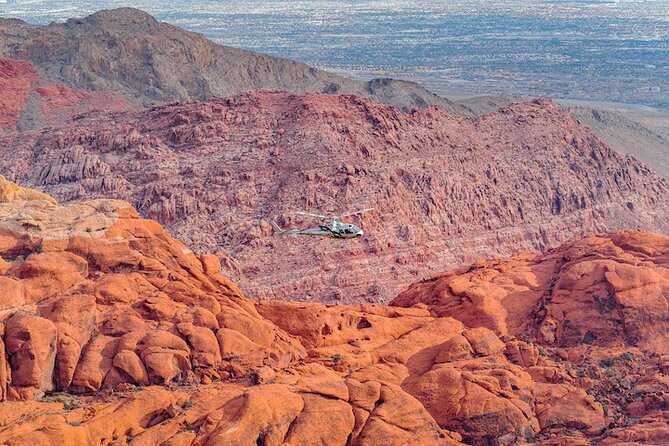 Red Rock Canyon Helicopter Air-Only Tour in Las Vegas - The Strip from the air