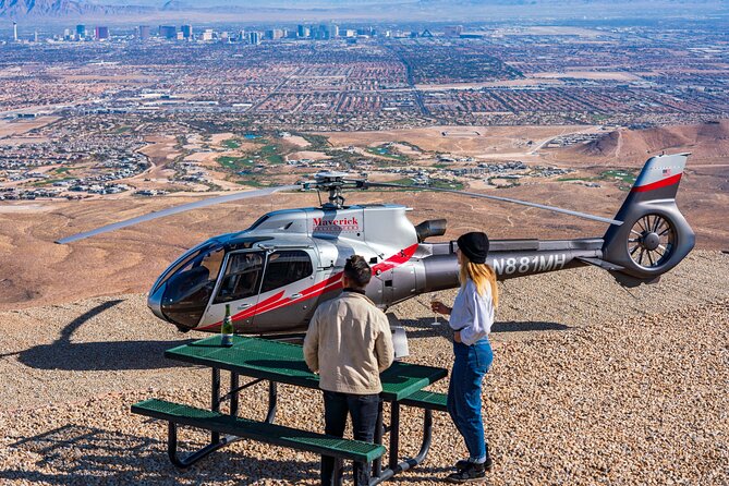 Red Rock Canyon Helicopter Tour with Landing and Champagne Toast - Red Rock Canyon from an ECO-star helicopter
