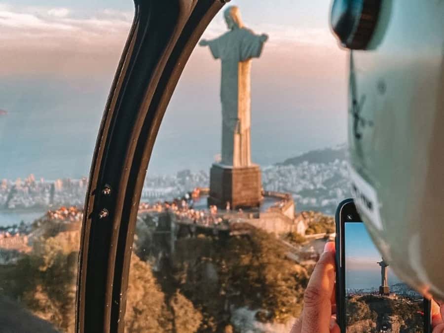 Rio De Janeiro Helicopter Flight Tour - Sugarloaf Mountain from a new angle