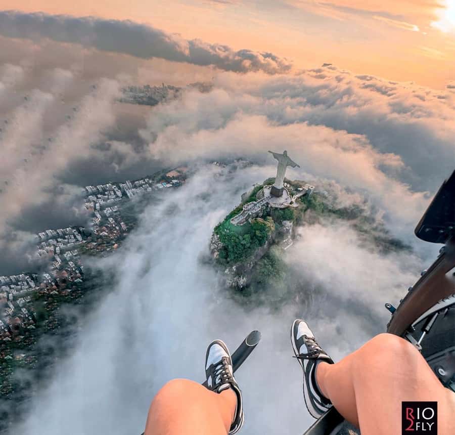 Rio de Janeiro Helicopter Tour | DOORS OFF - Ipanema and Lagoa Rodrigo de Freitas