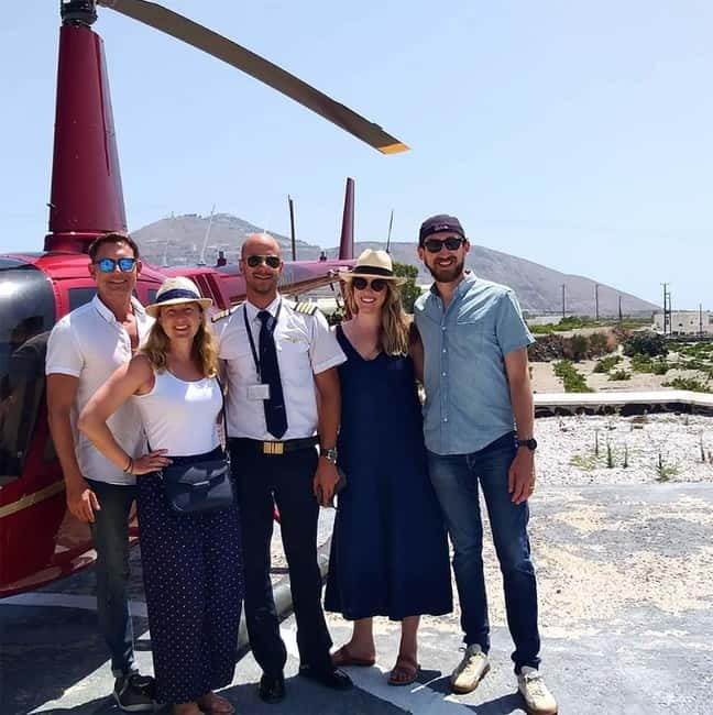Santorini: 30 Minute Private Helicopter Flight - Pickup From Fira or Your Hotel