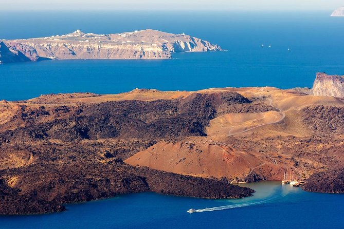 Santorini 30min Helicopter Tour - Pyrgos and Megalochori show another side of Santorini