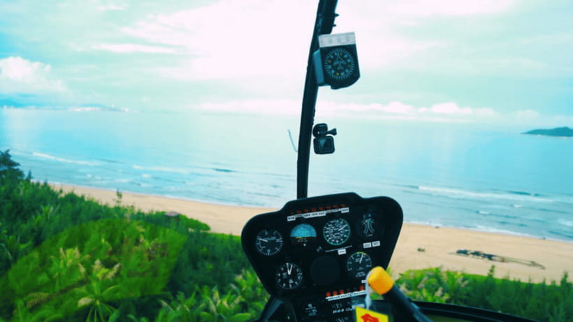 Sanya: Helicopter Tour over Haitang Bay with Atlantis Views - What this helicopter ride is really like