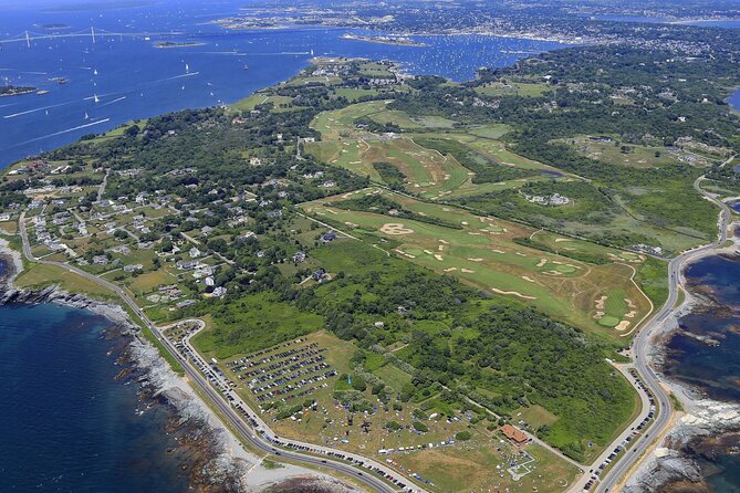 Scenic Tour of Newport, RI By Helicopter - 3 person Mansion Tour - Newport’s mansions from above