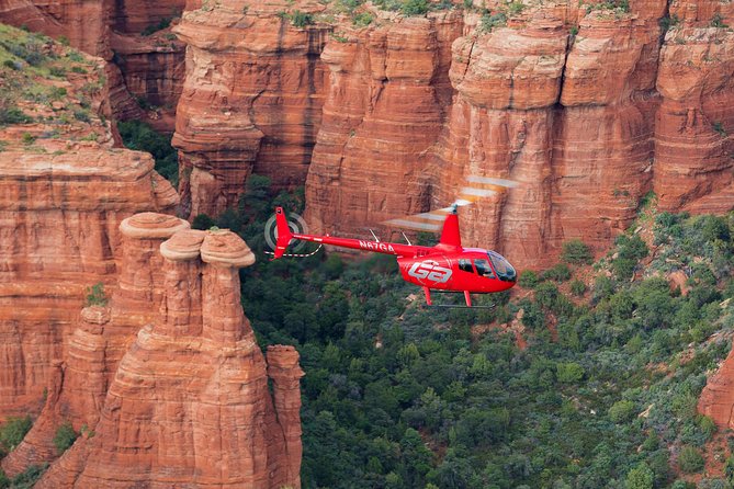 Sedona Helicopter Tour: Desert Thunder Tour - Taking off from Guidance Air near Sedona Airport
