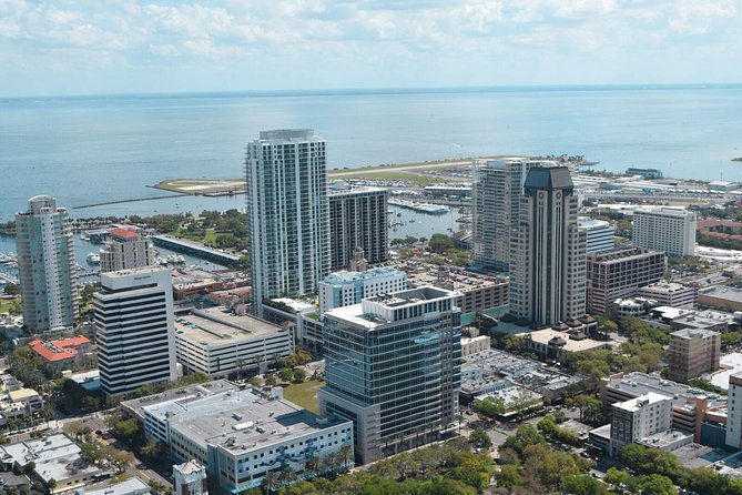 See All of Gorgeous Tampa Bay by Helicopter - Tropicana Field and the Tampa Bay side