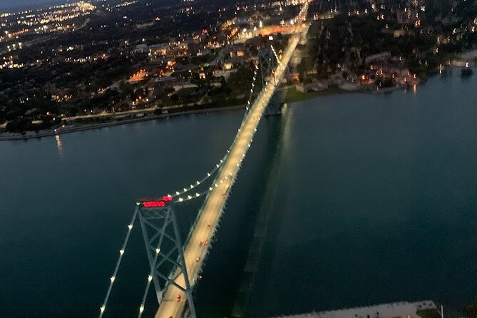 Sunset Helicopter Experience in Downtown Detroit - Taking off from Grosse Ile’s private airport