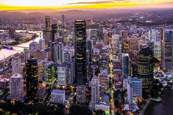 Sunset Private Brisbane CBD + Mt Coot-tha Helicopter Experience - Taking off from Archerfield Airport