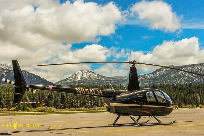 Tahoe Helicopter Tour: Lakes and Waterfalls - Leaving South Tahoe Airport