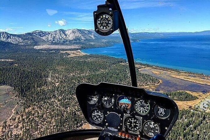 Tahoe's Sand Harbor Helicopter Tour - The return south and the last few minutes