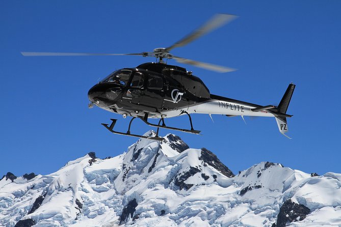 The Adventurer: Tasman Glacier Heli-hike - Ice caves, blue holes, and glacier water