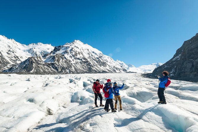 The Adventurer: Tasman Glacier Heli-hike - The first helicopter flight over Aoraki Mount Cook