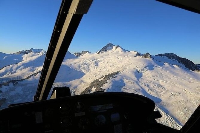 The Glacier Helicopter Sightseeing Tour - Circling Wedge Mountain and its glacier
