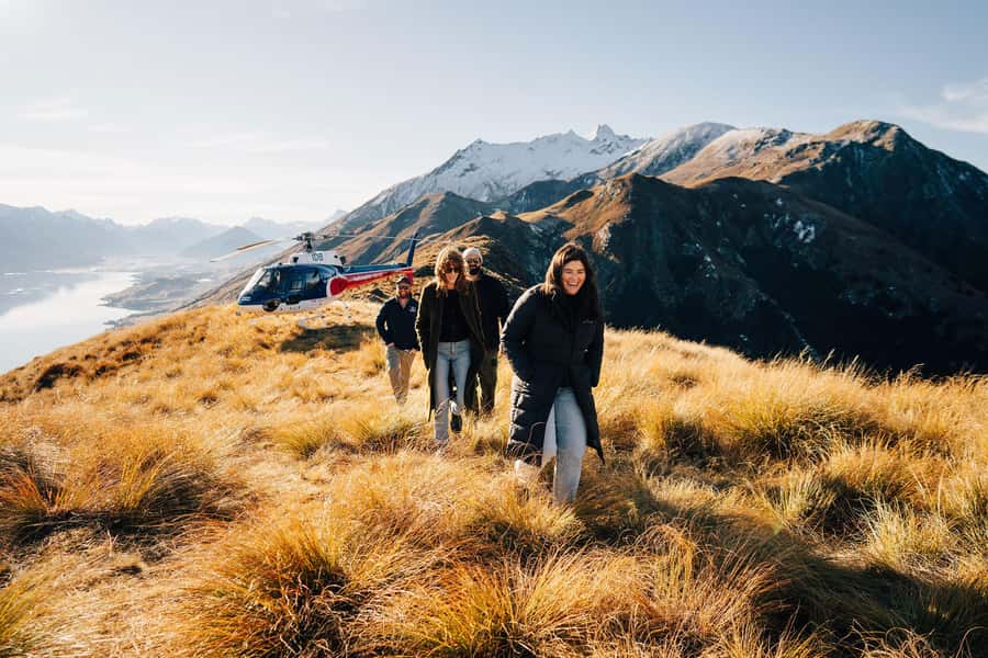 The Grand Circle 35-Minute Helicopter Tour & Alpine Landing - The return over Lake Wakatipu