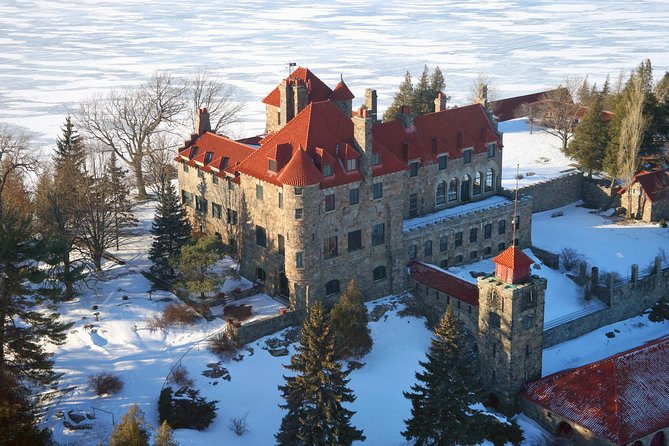 Thousand Islands Two Castle Helicopter Tour - Boldt Castle from the air