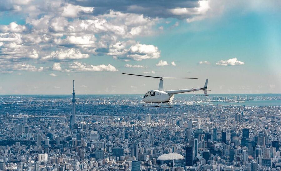 Tokyo: Guided Helicopter Ride - Tokyo from the air, landmark by landmark