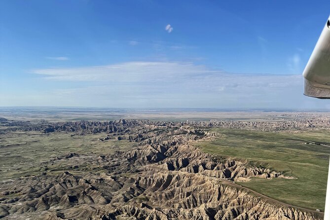 Ultimate Small Plane Aerial Tour to See Badlands National Park - White River Valley, Interior, and the gateway country