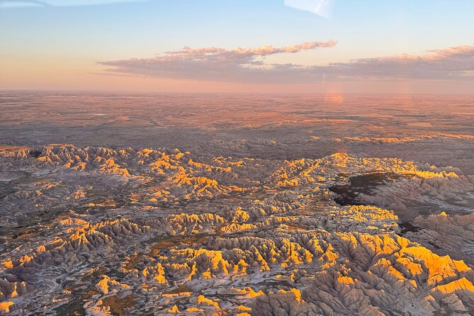 Ultimate Small Plane Aerial Tour to See Badlands National Park - The North and South ridges from above