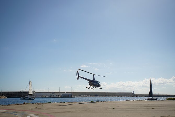 Unique Helicopter Flight with Optional Sailing Experience - Timing is the biggest practical problem