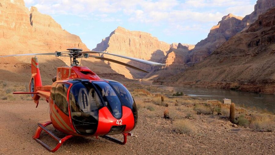 Vegas: Grand Canyon Airplane, Helicopter and Boat Tour - Leaving Las Vegas for Boulder City